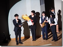 女鳥羽中学校吹奏楽部先生と生徒へのインタビュー