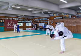写真：格技室（柔道）